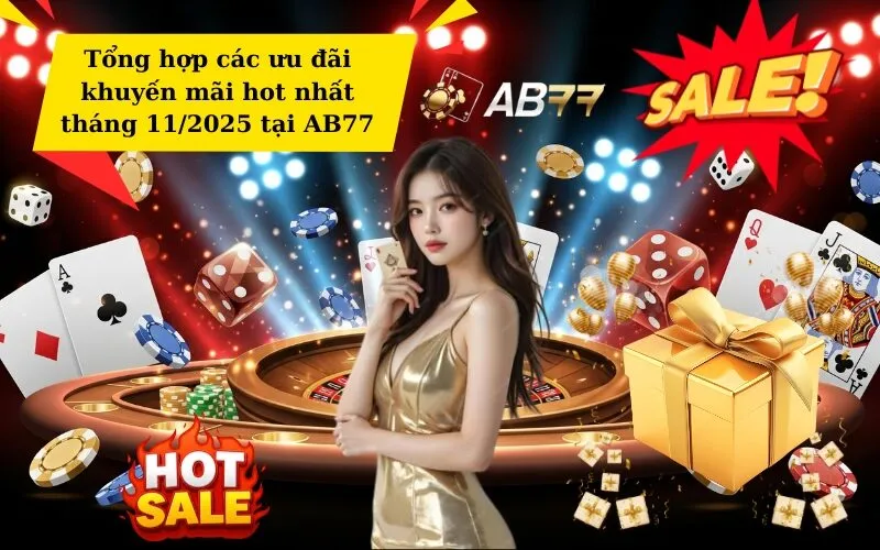 Tổng hợp các ưu đãi khuyến mãi hot nhất tháng 11/2025 tại AB77